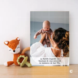 Faire-part de naissance Jolie étoile