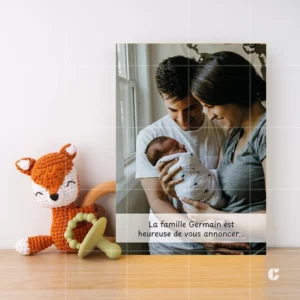 Faire-part de naissance Nouveau chapitre